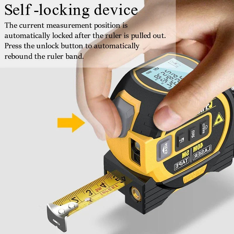 HandyToolStore™ 3 in 1 Infrared Laser Tape Measuring Instrument